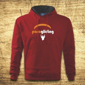 Mikina s motivem Paragliding 2