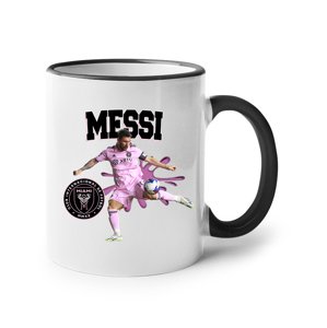 Keramický hrnek s potiskem Lionel Messi -  hrnek pro milovníky fotbalu