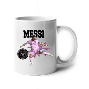 Keramický hrnek s potiskem Lionel Messi -  hrnek pro milovníky fotbalu