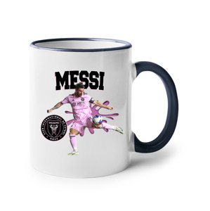 Keramický hrnek s potiskem Lionel Messi -  hrnek pro milovníky fotbalu