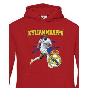 Dětské mikina s potiskem hráče Kylian Mbappé - ideální pro malé fotbalisty