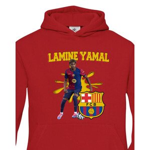 Dětská mikina s potiskem hráče Lamine Yamal - ideální pro malé fotbalisty