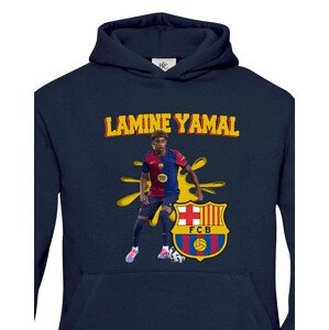 Dětská mikina s potiskem hráče Lamine Yamal - ideální pro malé fotbalisty