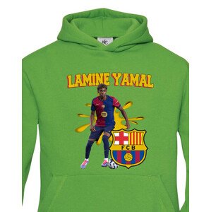 Dětská mikina s potiskem hráče Lamine Yamal - ideální pro malé fotbalisty