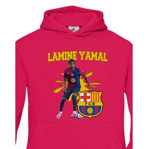Dětská mikina s potiskem hráče Lamine Yamal - ideální pro malé fotbalisty