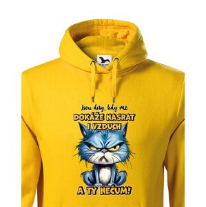 Pánská mikina s potiskem Kočky - nečum - dárek na narozeniny nebo Vánoce