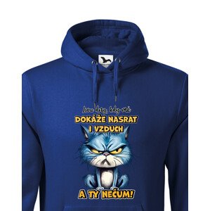 Pánská mikina s potiskem Kočky - nečum - dárek na narozeniny nebo Vánoce