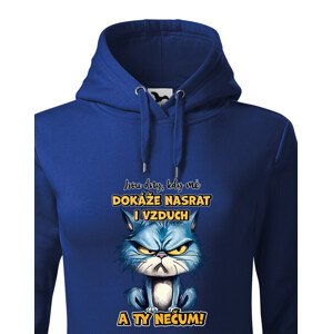 Dámská mikina s potiskem Kočky - nečum - dárek na narozeniny nebo Vánoce