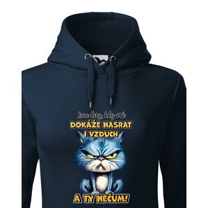 Dámská mikina s potiskem Kočky - nečum - dárek na narozeniny nebo Vánoce