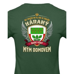 Dámské tričko obec Káraný  - vlastenecké tričko