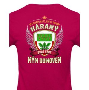 Dámské tričko obec Káraný  - vlastenecké tričko