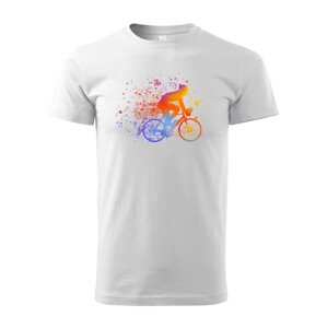 Dětské cyklistické tričko s potiskem cyklisty - tričko pro cyklisty