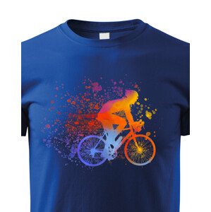 Dětské cyklistické tričko s potiskem cyklisty - tričko pro cyklisty