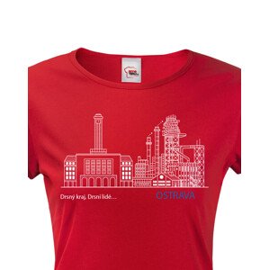 Dámské vlastenecké tričko Ostrava