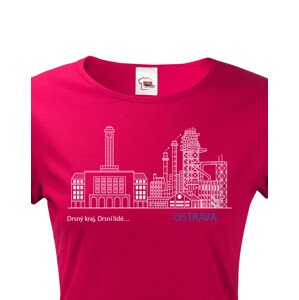 Dámské vlastenecké tričko Ostrava