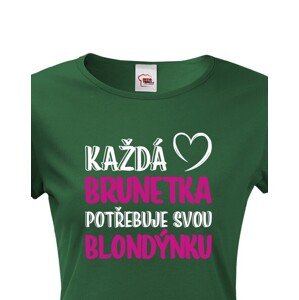 Dámské tričko pro nerozlučné duo – Brunetka & Blondýnka