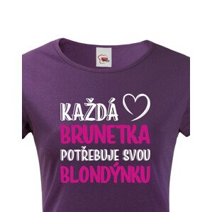 Dámské tričko pro nerozlučné duo – Brunetka & Blondýnka