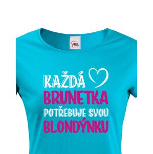 Dámské tričko pro nerozlučné duo – Brunetka & Blondýnka
