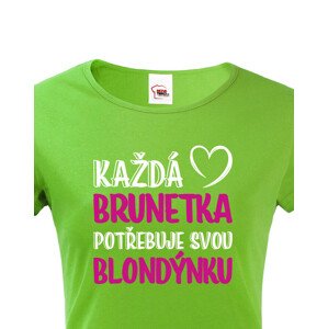 Dámské tričko pro nerozlučné duo – Brunetka & Blondýnka