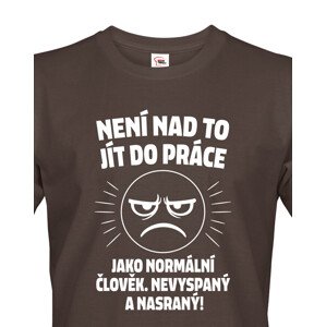 Pánské tričko –Není nad to jít do práce