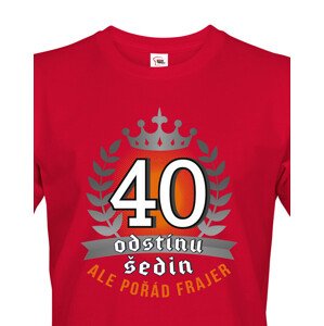 Pánské  tričko k 40. narozeninám - ideální dárek k 40. narozeninám