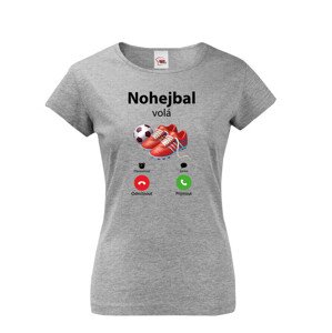 Dámské tričko s motivem Nohejbal volá