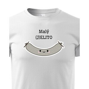Vtipné dětské tričko s potiskem Malý (J)ELITO