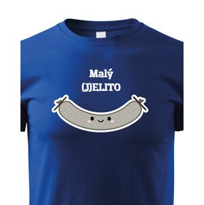 Vtipné dětské tričko s potiskem Malý (J)ELITO
