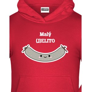 Vtipná dětská mikina s potiskem Malý (J)ELITO