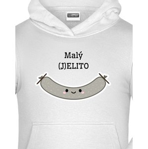 Vtipná dětská mikina s potiskem Malý (J)ELITO
