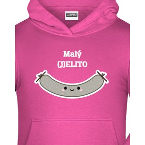 Vtipná dětská mikina s potiskem Malý (J)ELITO