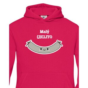 Vtipná dětská mikina s potiskem Malý (J)ELITO