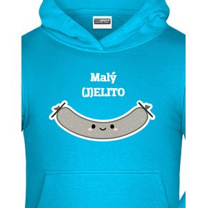 Vtipná dětská mikina s potiskem Malý (J)ELITO