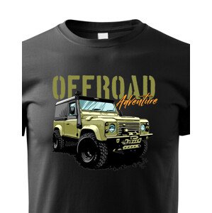 Dětské tričko s potiskem Land Rover Defender -   tričko pro milovníky aut