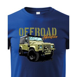 Dětské tričko s potiskem Land Rover Defender -   tričko pro milovníky aut