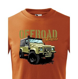 Dětské tričko s potiskem Land Rover Defender -   tričko pro milovníky aut