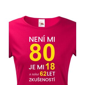 Dámské tričko k 80. narozeninám - skvělý dárek k 80. narozeninám