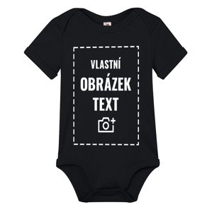 Dětské body s krátkým rukávem a vlastním potiskem