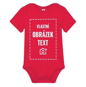 Dětské body s krátkým rukávem a vlastním potiskem