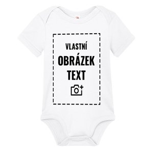 Dětské body s krátkým rukávem a vlastním potiskem