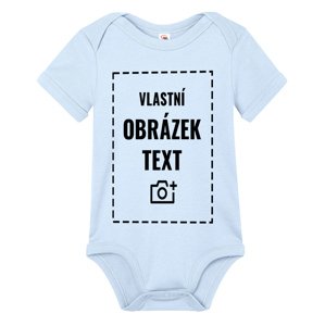 Dětské body s krátkým rukávem a vlastním potiskem