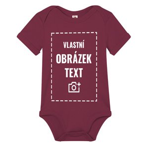 Dětské body s krátkým rukávem a vlastním potiskem