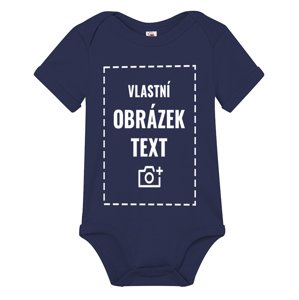 Dětské body s krátkým rukávem a vlastním potiskem