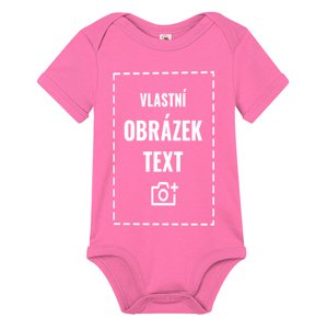 Dětské body s krátkým rukávem a vlastním potiskem