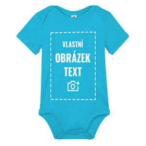 Dětské body s krátkým rukávem a vlastním potiskem