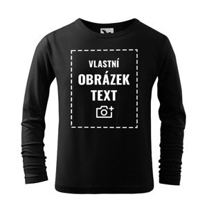 Dětské triko s dlouhým rukávem a vlastním potiskem