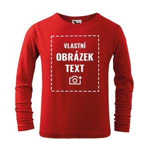 Dětské triko s dlouhým rukávem a vlastním potiskem