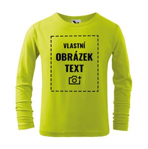 Dětské triko s dlouhým rukávem a vlastním potiskem