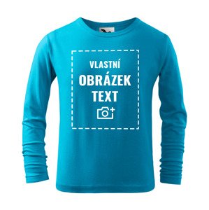 Dětské triko s dlouhým rukávem a vlastním potiskem