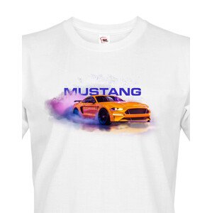 Pánské tričko s potiskem Ford Mustang  - tričko pro milovníky aut